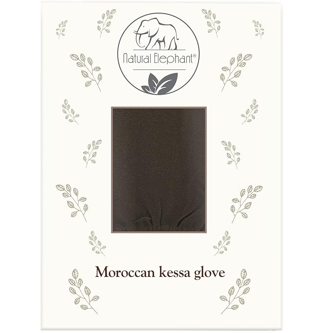 Natural Elephant Premium Kessa Hammam Glove and Moroccan Black Soap - Image 5