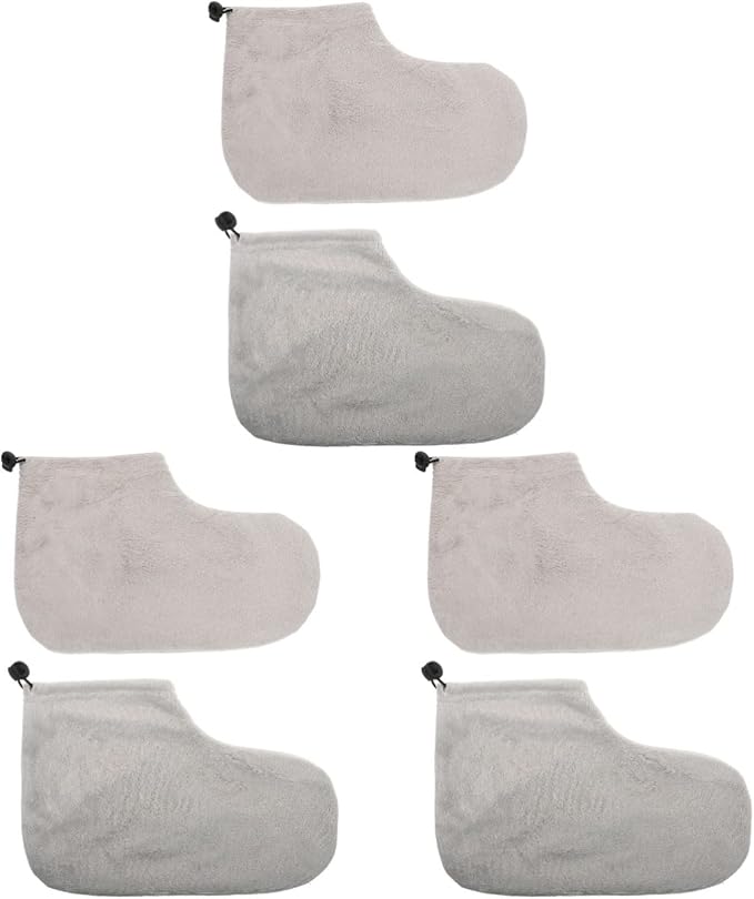 Beaupretty 3 Pairs Wamer Mitts Thermal Cloth Terry Beauty Wraps Hot Cotton by Beaupretty
