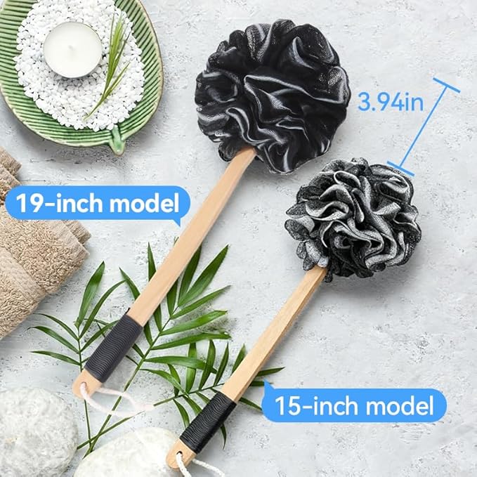 FORENEE Long Loofah with Handle, Back Scrubber - Image 6