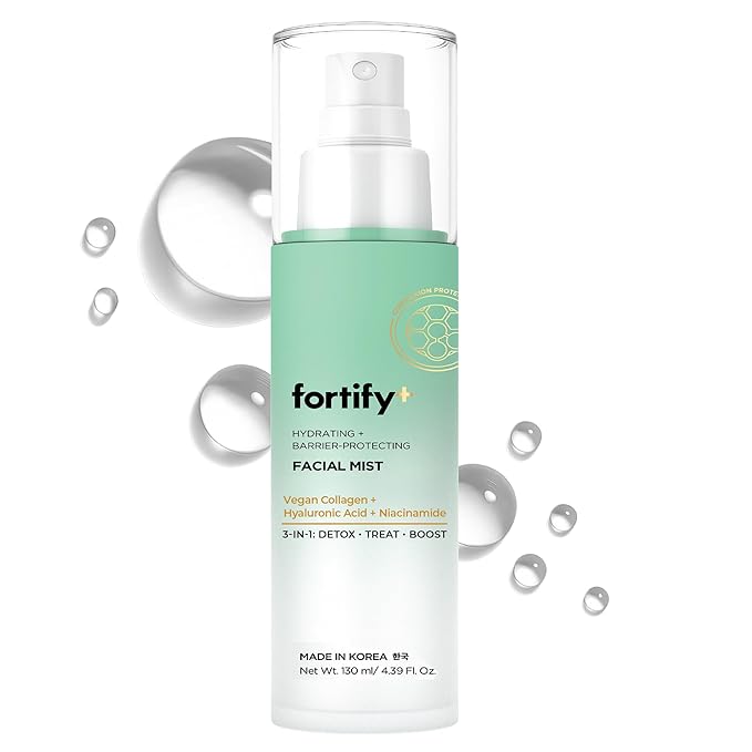 Fortify Skincare Collagen, Hyaluronic Acid & Niacinamide Face Mist – 3-in-1: by FORTIFYSKINCARE