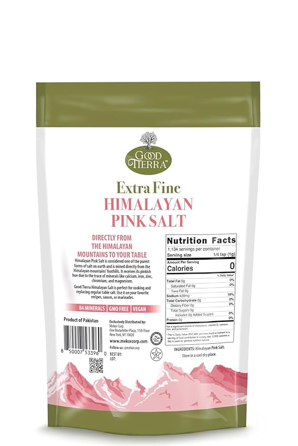 Good Tierra Himalayan Pink Salt in PET Bag - Image 3