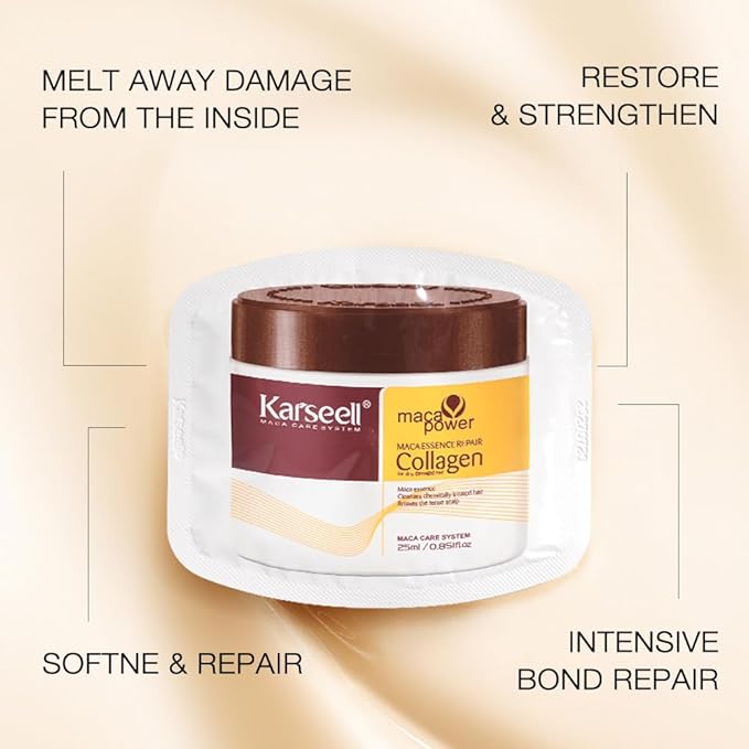 Karseell Collagen Hair Treatment Deep Repair Conditioning Argan Oil Collagen - Image 6