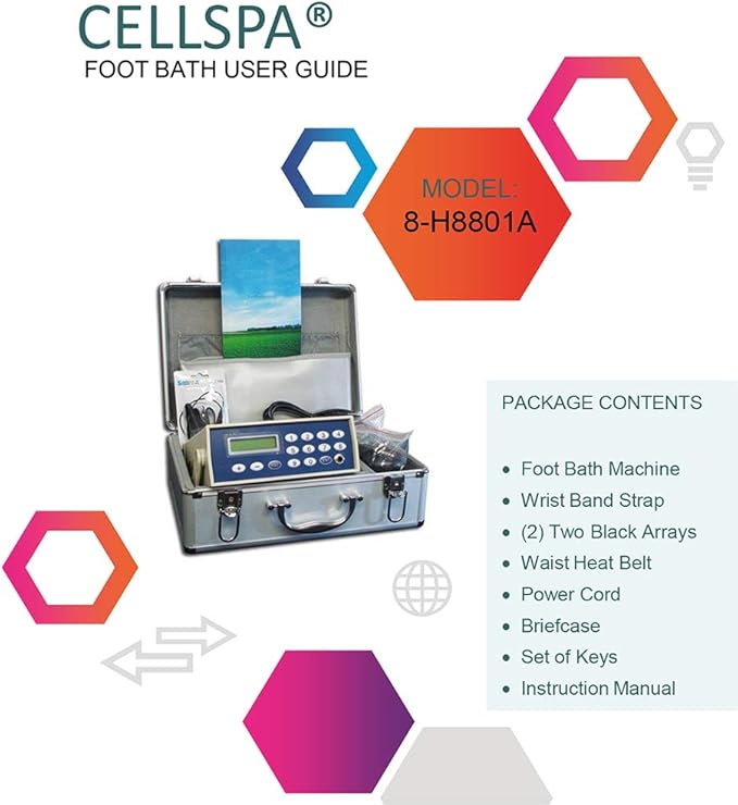 Fir Belt Chi Ionic Ion Detox Machine Foot Bath Aqua Spa Cleanse - Image 5