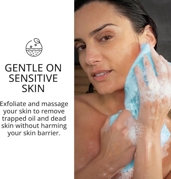 Sima Brand Exfoliating Washcloth Face & Body Scrub Towel - Image 3