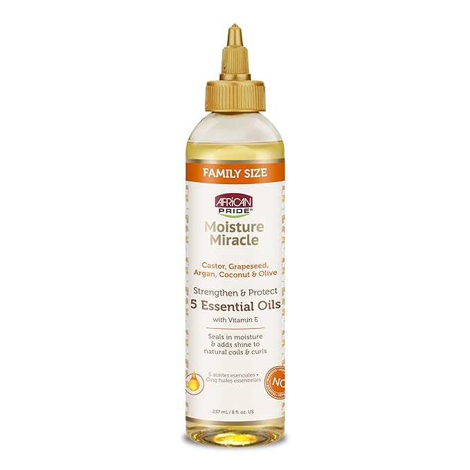 African Pride Moisture Miracle 5 Essential Hair Oils by AfricanPride