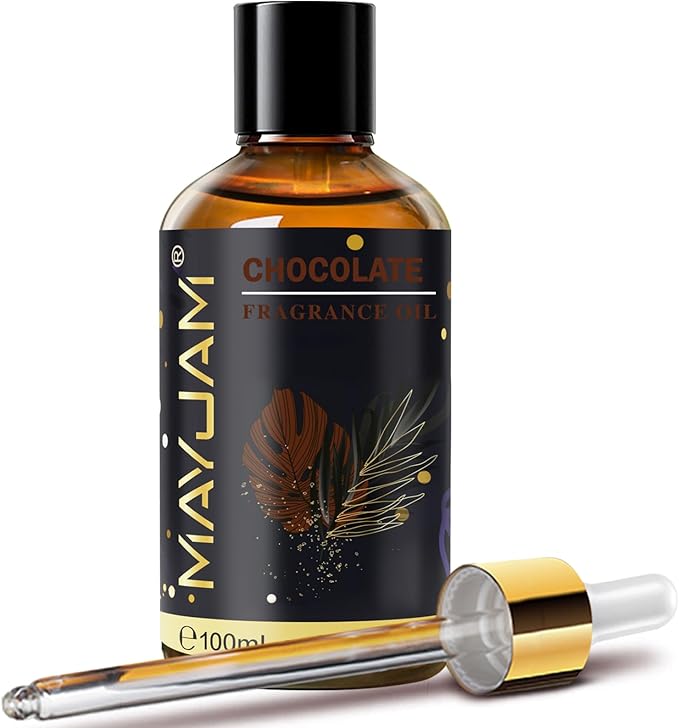 Chocolate Fragrance Oil Essential Oil, MAYJAM 3.38FL.OZ Chocolate Oil by MAYJAM