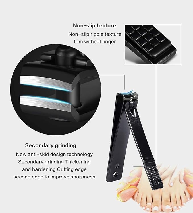 Nail Clippers Sets High Precisio Stainless Steel Nail Cutter Pedicure Kit Nail - Image 2
