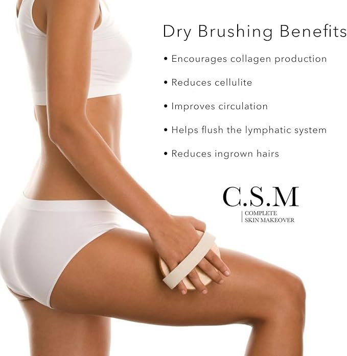 CSM Dry Brushing Body Brush for Lymphatic Drainage - Image 5