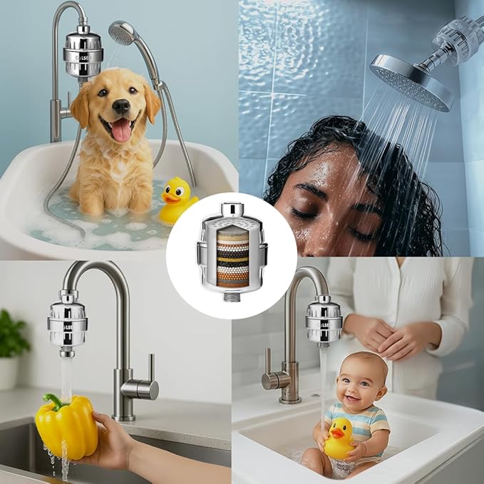 COLSEN Shower Filter Replacement cartridge – Universal Bath Water softener - Image 8