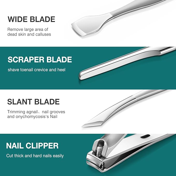MR.GREEN Pedicure Knife Set Professional Ingrown Toenail Clippers Foot Care - Image 5