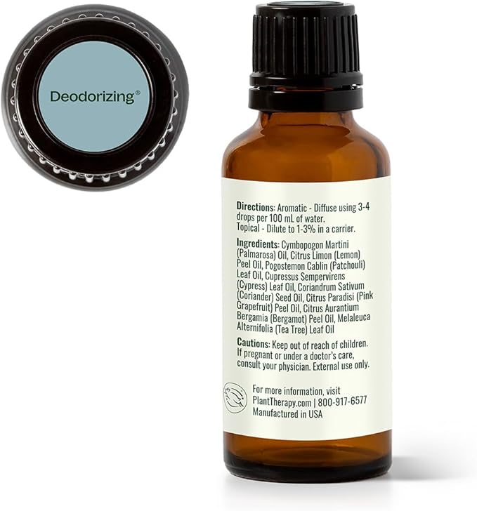Plant Therapy Deodorizing Essential Oil Blend 30 mL 100% Pure, Therapeutic Grade - Image 8