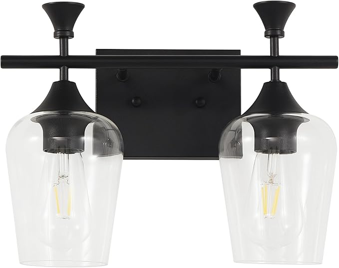 Bathroom Light Fixtures, Matte Black Vanity Lights by BringBrightnesstoYourLife