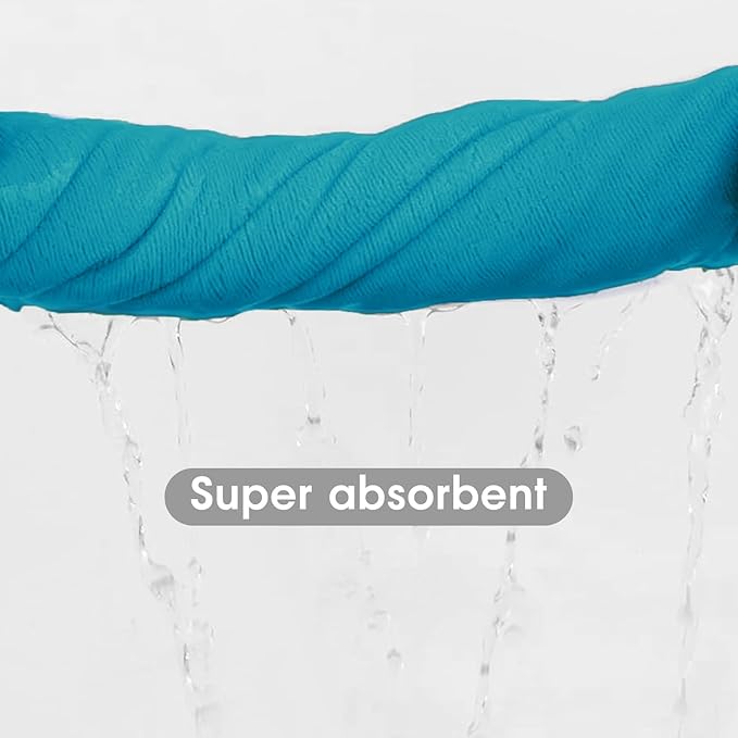JML Large Microfiber Bath Towels Set of 6, Super Absortbent, Fast Drying - Image 5