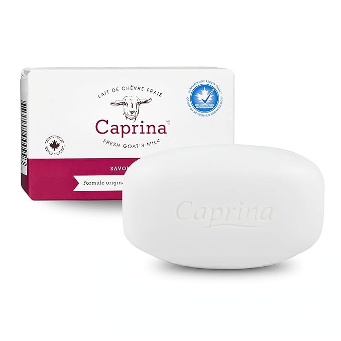 Caprina Fresh Goat’s Milk Bar Soap, Original | Organic Goat Milk Hand & Body by Caprina