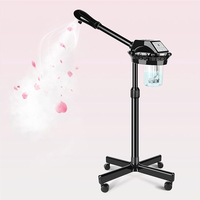 Professional Facial Steamer, Facial Steamer on Wheels by TakeashineSalonEquip