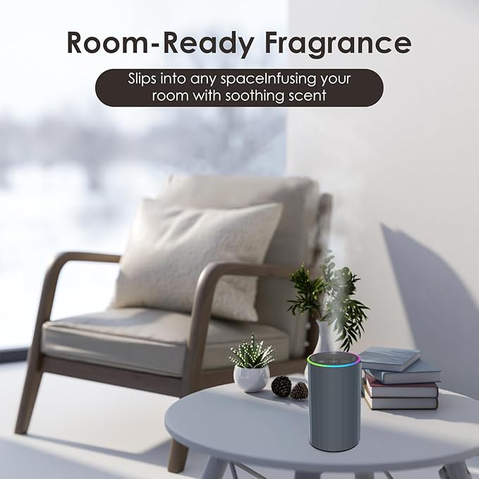 Waterless Essential Oil Diffuser, 7 Colors LED Light, Battery Powered Mini - Image 7