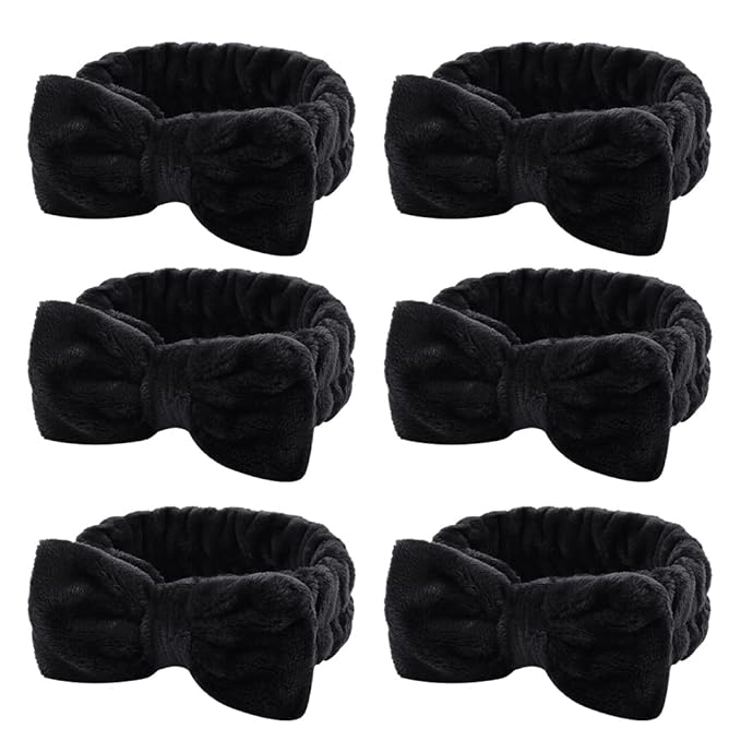 WHAVEL 6 Pack Spa Headbands by Whavel
