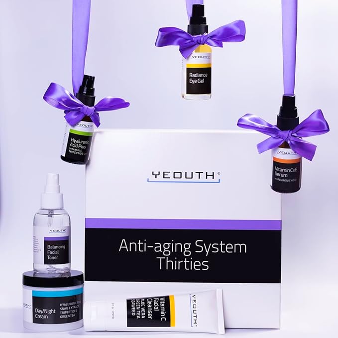 YEOUTH Skin Care Set: Hyaluronic Acid Serum, Vitamin C Serum, Face Cleanser - Image 5