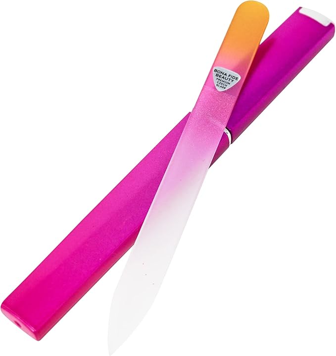 Bona Fide Beauty Glass Files for Nails, Professional Manicure Glass Fingernail by BonaFideBeauty