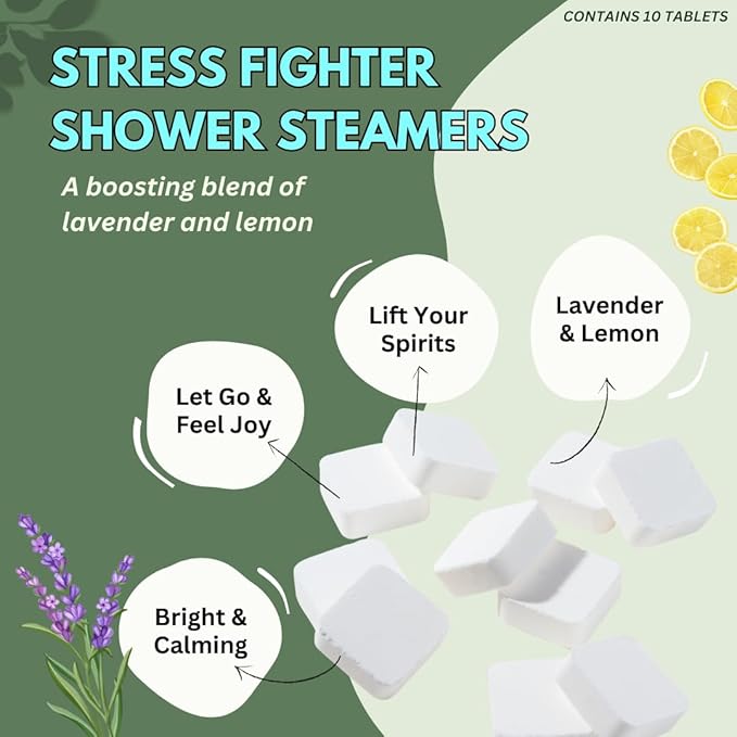 Stress Fighter Shower Steamers Aromatherapy - Image 2