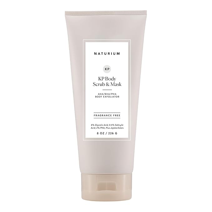 Naturium KP Body Scrub & Mask for Keratosis Pilaris, Bump Eraser Shower Scrub & by Naturium