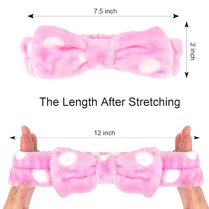Casoty 12 Pcs Skincare Headbands, Spa Headband - Image 6