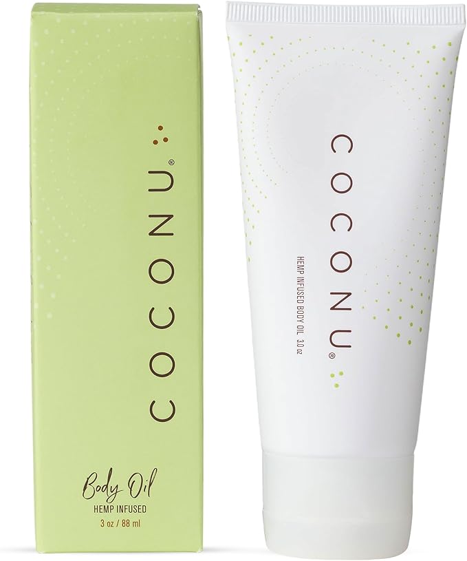 Coconu Hemp Infused Moisturizing Oil | Organic Coconut Oil Formula | Nourishing by Coconu