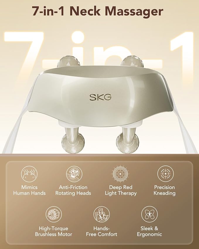 SKG H7 Ultra FSA Eligible Cordless Neck Massager - Image 2