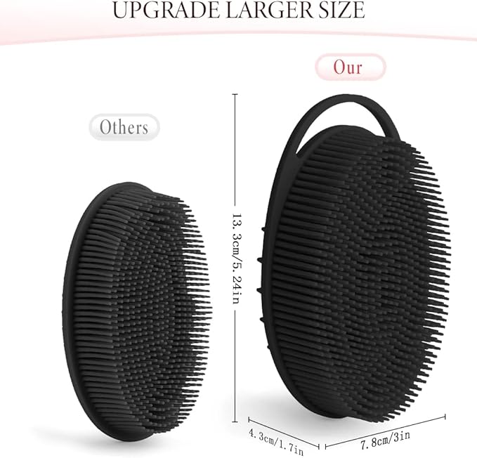 Silicone Body Scrubber, Silicone Loofah, Exfoliating Silicone Shower Scrubber - Image 5