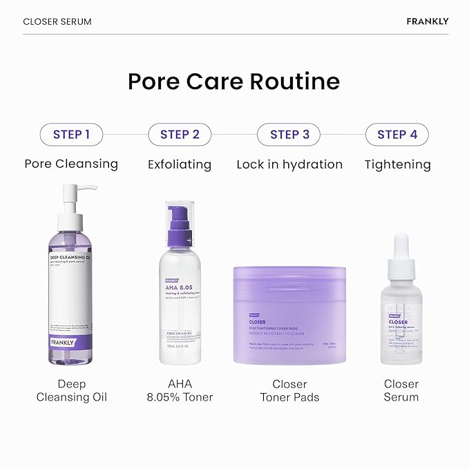 FRANKLY Closer Serum Jumbo | Pore Minimizer Serum | 9 Peptides, Vegan Collagen - Image 7