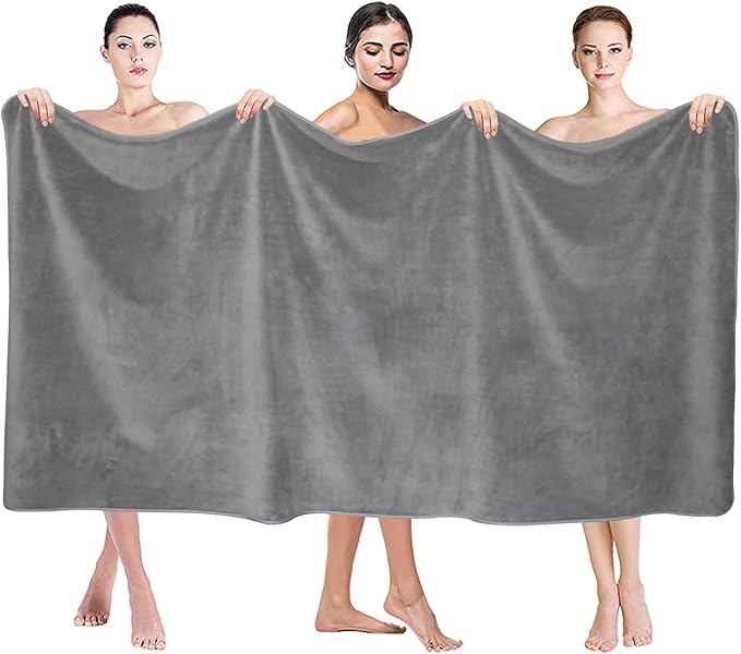 JML Extra Large Bath Sheet Towels Set of 2, Lint Free BathSheet - Image 2