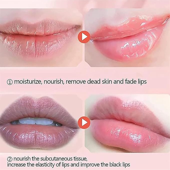2PCS Strawberry Lip Balm, Vitamin E Lip Masks & Moisturizing Propolis Sleeping - Image 3