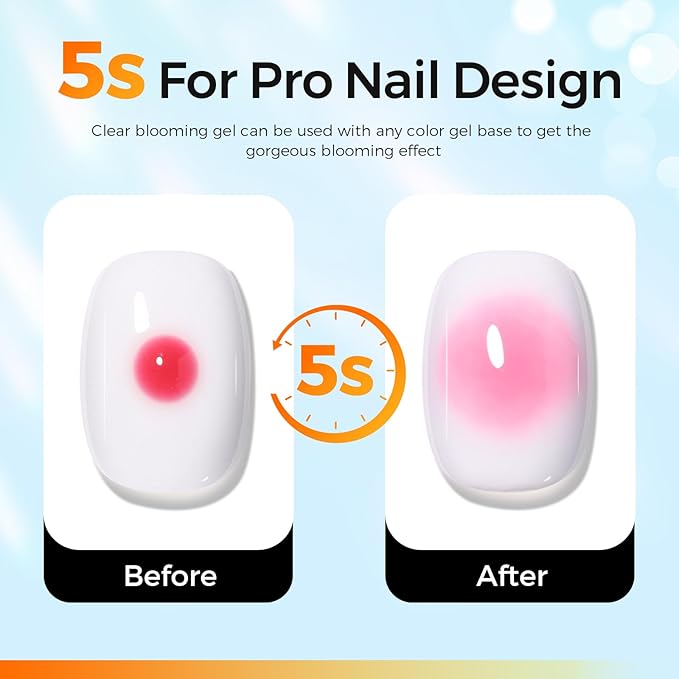 Blooming Gel Nail Kit, Long-Lasting UV/LED, DIY Manicure Gifts - Image 6