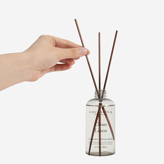 Cocorrína Clean Linen Scented Reed Diffuser Oil - Image 3