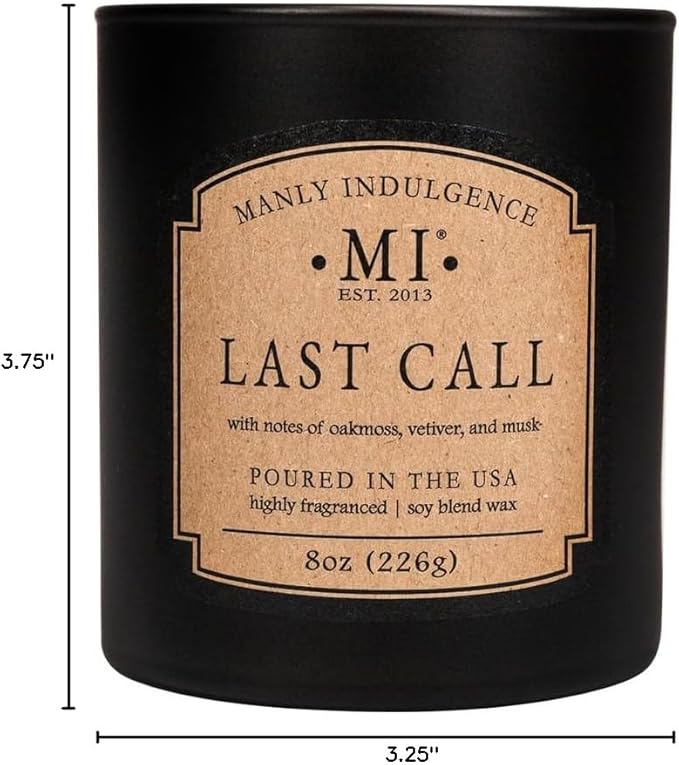 Manly Indulgence Last Call Scented Candles - Image 7