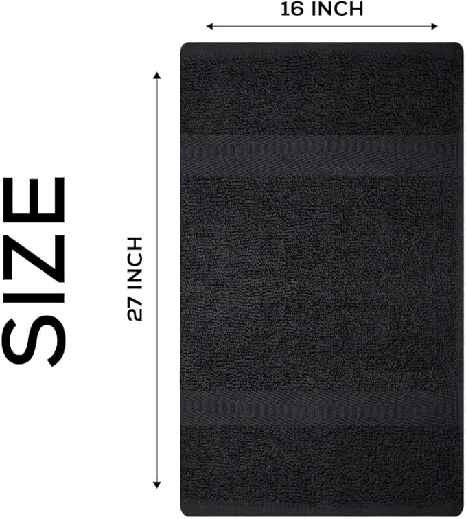 Premium 100% Cotton Hand Towels – Pack of 24, 16x27 Inch – Quick-Dry, Highly - Image 2