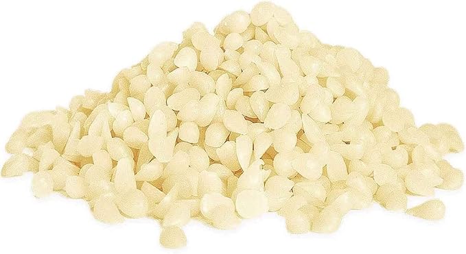5 LB White Beeswax Pellets, Bulk Beeswax Beads, Pastilles by fclayvts