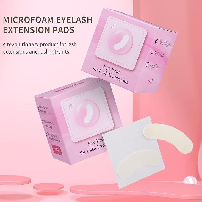 100 PCS Foam Eye Pads for Lash Extensions, Under Eye Pads for Eyelash Extensions - Image 7