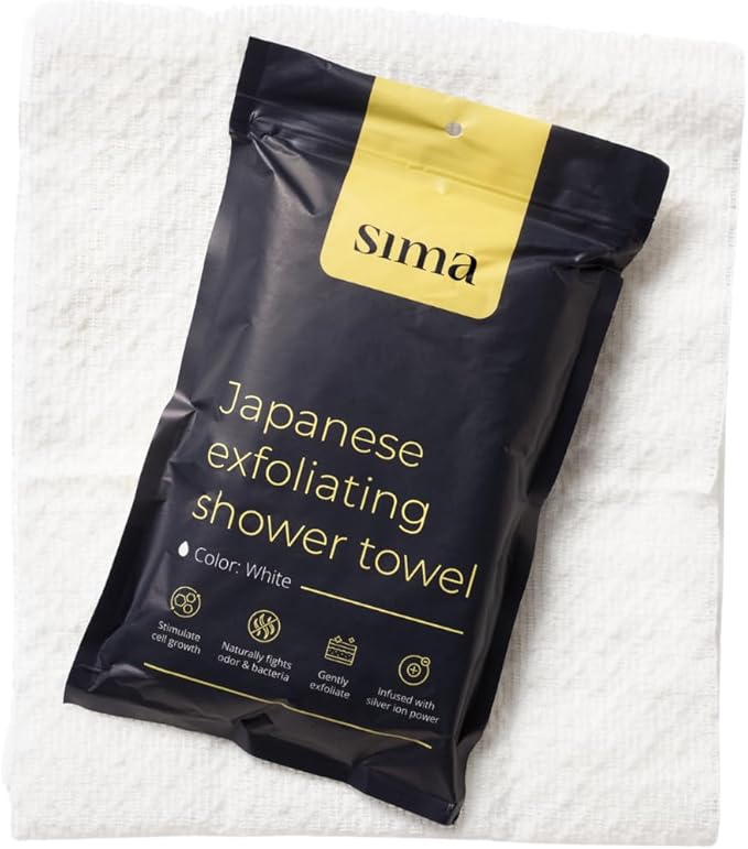 Sima Brand Exfoliating Washcloth Face & Body Scrub Towel - Image 8