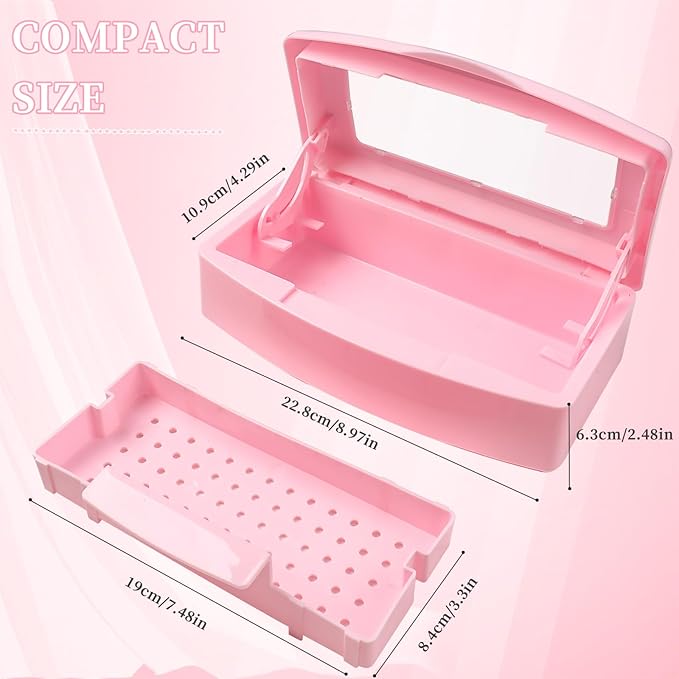 Nail Tool Sterilizer Box, Plastic Sterilizing Tray, Plastic Clean Sterilizing - Image 4