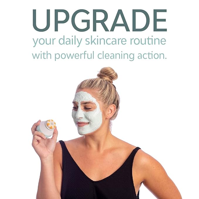 Tao Clean Ona Diamond Orbital Facial Brush and Cleansing Station – Robin's Egg - Image 2