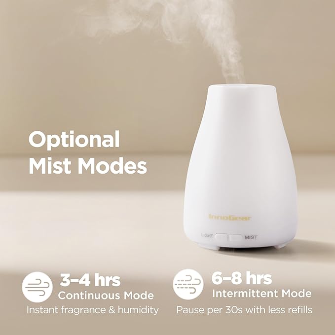InnoGear Essential Oil Diffuser, 2 Pack Ultrasonic Diffusers - Image 3