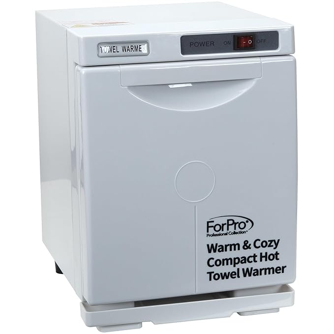 ForPro Warm & Cozy Hot Towel Warmer, Compact 5L Capacity Cabinet, Stainless by ForProProfessionalCollection