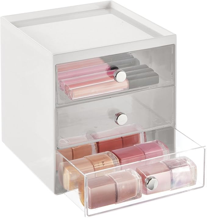 mDesign Plastic 3 Drawer Organizer by mDesign