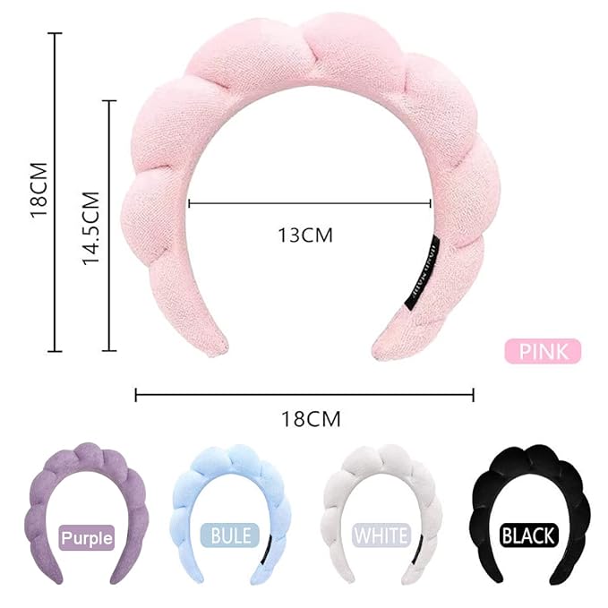 Women's Spa Headband, Headband for Washing Face, Makeup Removal - Image 2
