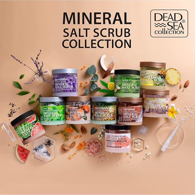 Dead Sea Collection Lavender Salt Scrub – Exfoliating Body Scrub - Image 7