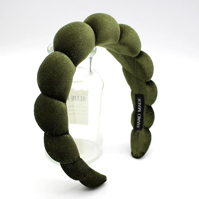 Fashion Headbands for Women Padded Fabric Hair Bands Wide Velvet Non Slip - Image 2