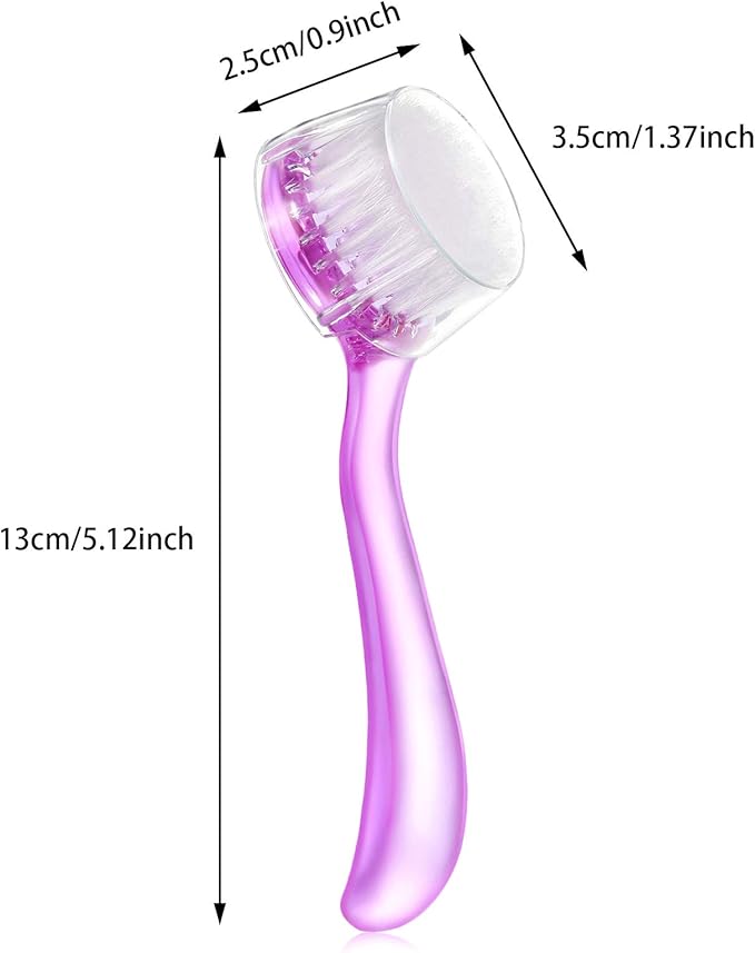 6 Pieces Facial Cleansing Brush Soft Bristle Facial Scrub Exfoliating Brush - Image 2