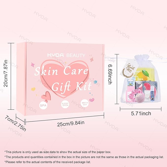 KYDA 84PCS SPA Party Supplies for Women, Face Mask, Hand Cream, Lip Balm - Image 8