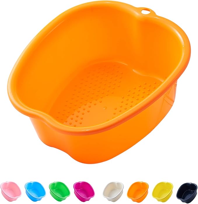 AXLOFO® Foot Soaking Bath Basin, Large Plastic Foot Soaking Tub, Feet Massage by AXLOFO